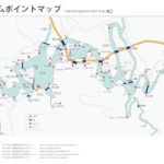 亀山ダム　ポイントマップ